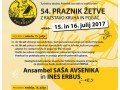 54. praznik žetve z rastavo kruha in pogač - Polenšak