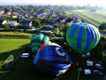 6. balonarski festival Sumičfest v Bakovcih iz zraka