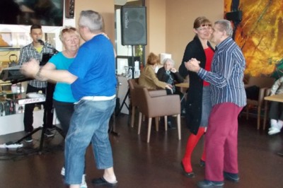 Plesna zabava na seniorskem večeru, foto: Marija Erveš