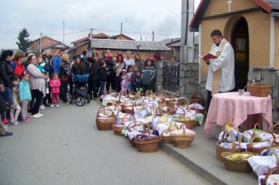 Velikonočni blagoslov na Pušči