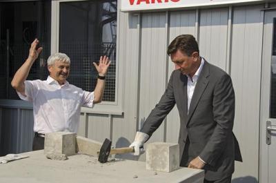 Borut Pahor slavnostno odprl novo Varisovo betonarno