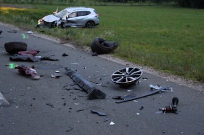 Prometna nesreča na Veščici