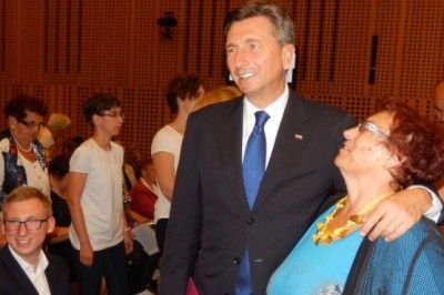 Borut Pahor in Katica Cupar