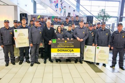 Donacijo je prejelo 24 prostovoljnih gasilskih društev podravske in pomurske regije