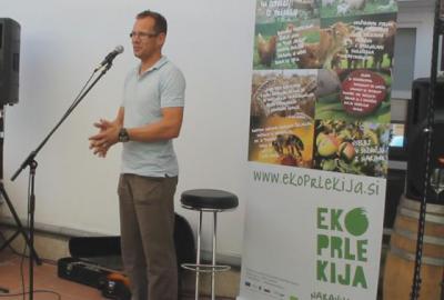 Marko Slavič, predsednik Društva za promocijo prleških ekoloških kmetij