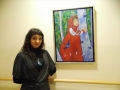 Elena Sigmund ob sliki »Maša« v DOSOR-ju