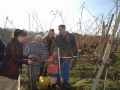 Vinska kraljica Slovenije 2012 Martina Baškovič, prvi predsednik države Milan Kučan, Mitja, Veronika