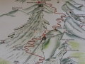 Karta južnega območja Etne