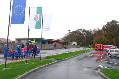 Evakuacija vrtca in osnovne v Cezanjevcih