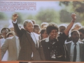 Fotografija, ko je Nelson Mandela bil izpuščen iz zapora