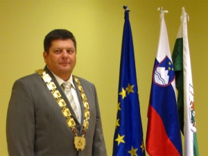 Franc Jurša še kot župan Občine Ljutomer