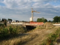 Gradnja krožišča čez reko Ščavnico