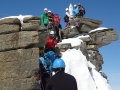 gneča na vrhu Gran Paradisa