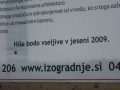 Hiše bodo vseljive v jeseni 2009