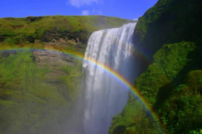 Skogafoss, najbolj impresiven slap na Islandiji