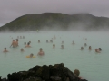 Geotermalni vrelec Blue lagoon - modra laguna, edinstvena in najbolj popularna atrakcija Islandije