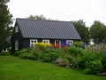 Tipična islandska hiška v Botaničnem vrtu Akureyri 