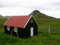 Krisuvikurkirkja, cerkev Krisuvik, tipična islandska cerkev iz druge polovice 19. stoletja