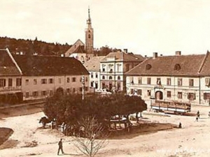 Glavni trg v Ljutomeru leta 1909