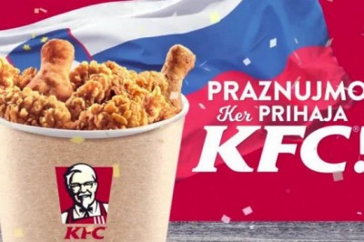 KFC prihaja v Slovenijo, foto: KFC Instagram