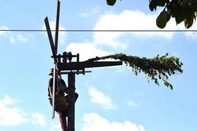 Postavljanje klopotca malonedeljskih vinogradnikov