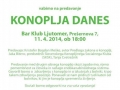Konoplja danes (predavanje o konoplji)
