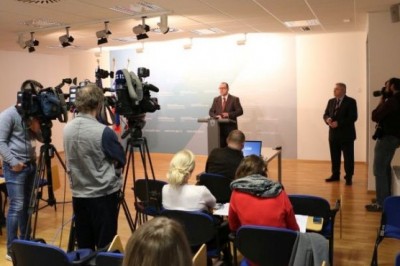 Novinarska konferenca, foto: policija.si