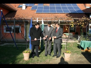 V Stročji vasi so včeraj odprli prvo sončno elektrarno v občini Ljutomer