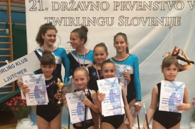 Twirling klub Ljutomer na državnem prvenstvu