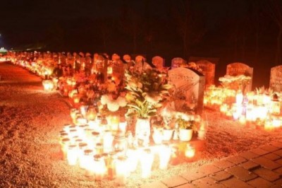 Ljutomersko pokopališče na dan mrtvih, foto: Sara Vinkovič