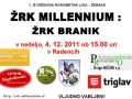 Lokalni derbi med ekipama ŽRK MILLENNIUM in ŽRK BRANIK