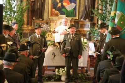 Hubertova maša v cerkvi Sv. Ane na Podgradju