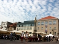 Grajski trg s hotelom Orel, v 19. stoletju pri Črnem orlu imenovana gostilna 