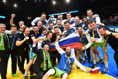 Slovenski rokometaši so zasluženo osvojili bronasto medaljo, foto: RZS