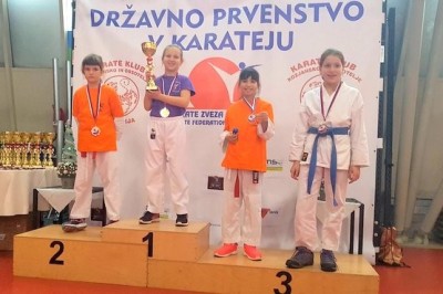 Karate sekcija TVD Partizan na državnem prvenstvu