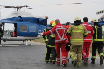 Delovna nesreča na cesti Križevci - Veržej