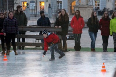 Prleški curling na ljutomerskem drsališču