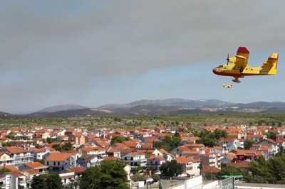 Požar na hrvaški obali