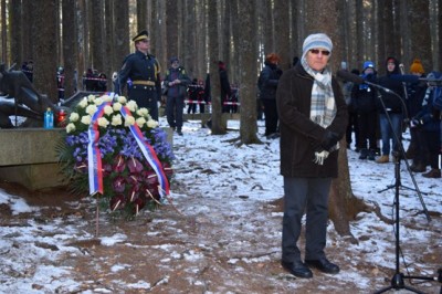 Slavnostni govornik na spominski slovesnosti Anton Peršak