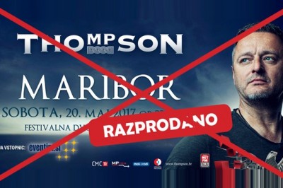Koncert Thompsona so v Mariboru prepovedali
