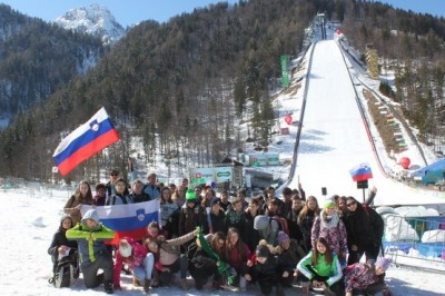 Učenci OŠ Cezanjevci v Planici