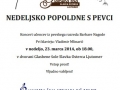 Nedeljsko popldne s pevci