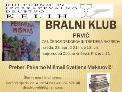 Bralni klub prvič