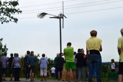 Postavljanje klopotca DV Mala Nedelja