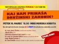 Okrogla miza Kaj nam prinaša Družinski zakonik?