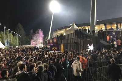 Stadion Ljudski vrt je bil poln