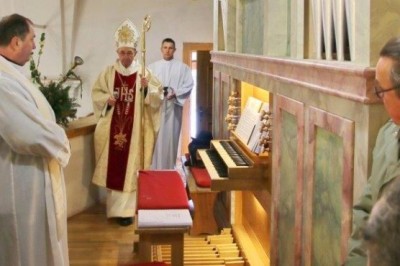 Blagoslov novih orgel v Negovi