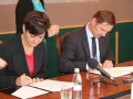 Podpis pogodbe za izgradnjo pločnika na Kamenščak