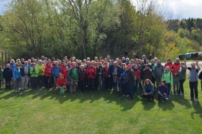 Pohoda se je udeležilo okoli 90 pohodnikov iz Slovenije, Avstrije in Madžarske