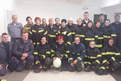 Pomurske gasilke so se izobraževale v Izobraževalnem učnem centru - ICZR Pekre